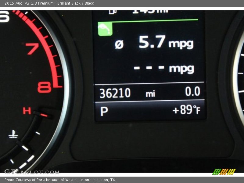 Brilliant Black / Black 2015 Audi A3 1.8 Premium