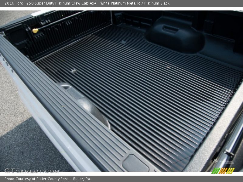 White Platinum Metallic / Platinum Black 2016 Ford F250 Super Duty Platinum Crew Cab 4x4