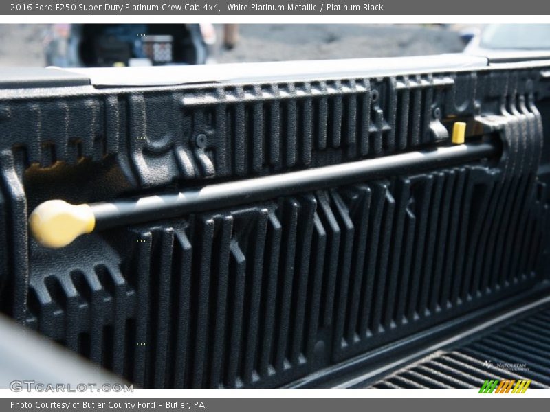 White Platinum Metallic / Platinum Black 2016 Ford F250 Super Duty Platinum Crew Cab 4x4