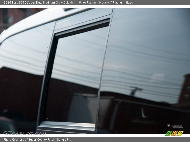 White Platinum Metallic / Platinum Black 2016 Ford F250 Super Duty Platinum Crew Cab 4x4