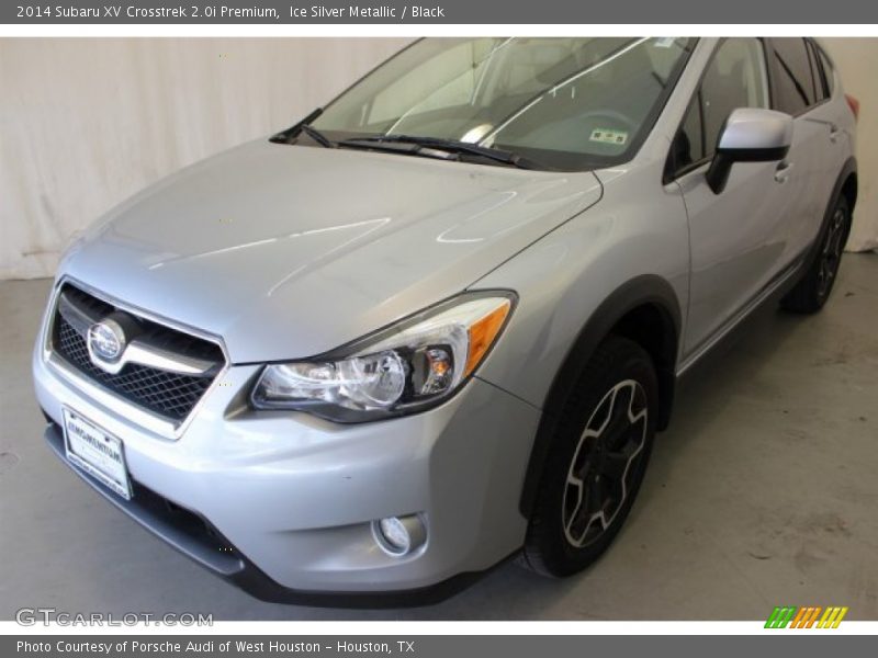 Ice Silver Metallic / Black 2014 Subaru XV Crosstrek 2.0i Premium