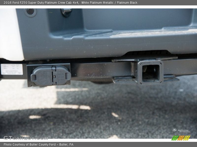 White Platinum Metallic / Platinum Black 2016 Ford F250 Super Duty Platinum Crew Cab 4x4