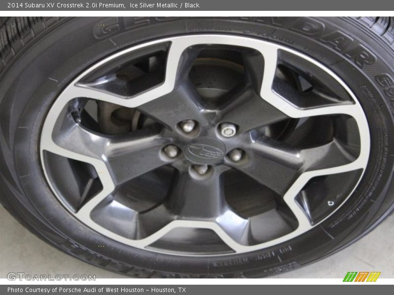 Ice Silver Metallic / Black 2014 Subaru XV Crosstrek 2.0i Premium