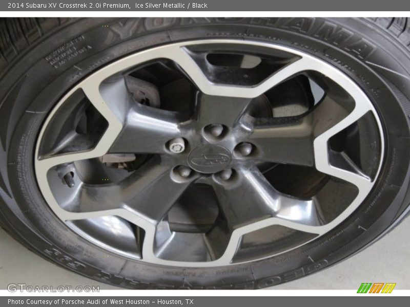 Ice Silver Metallic / Black 2014 Subaru XV Crosstrek 2.0i Premium