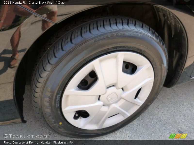 Crystal Black Pearl / Gray 2012 Honda Fit