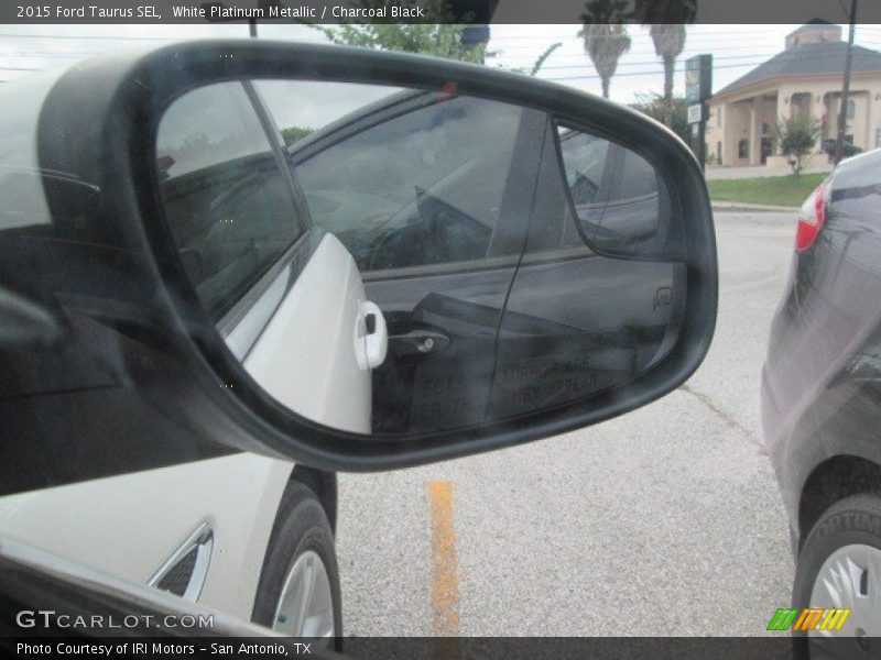 White Platinum Metallic / Charcoal Black 2015 Ford Taurus SEL