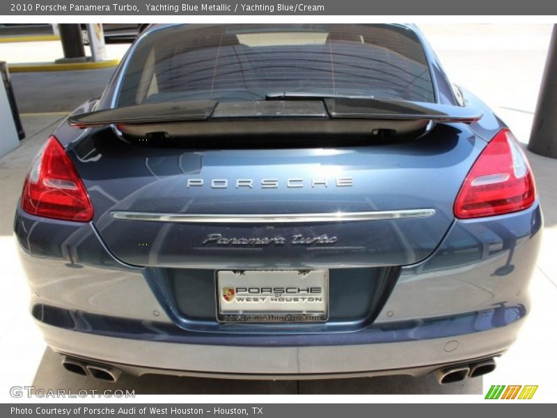 Yachting Blue Metallic / Yachting Blue/Cream 2010 Porsche Panamera Turbo