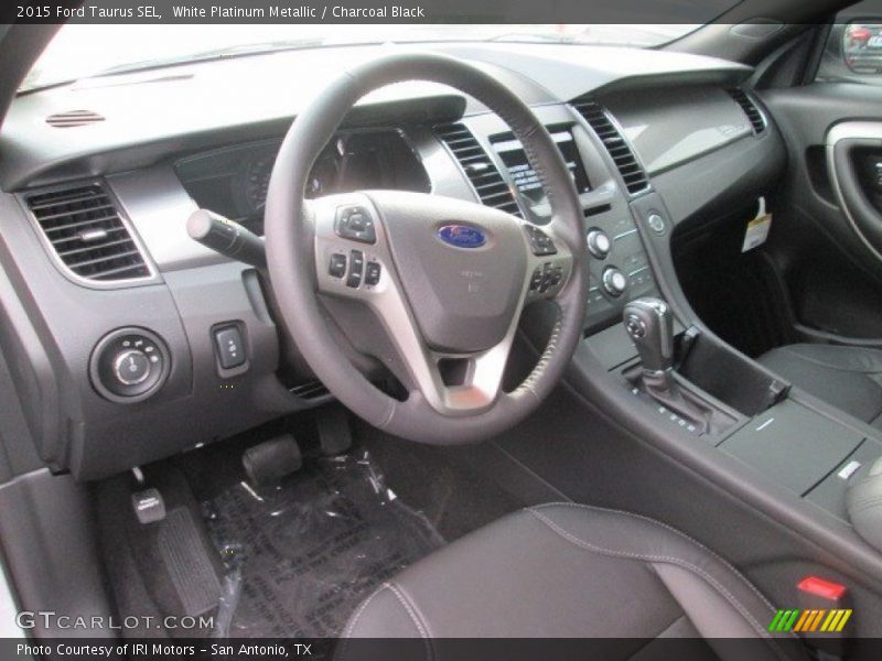  2015 Taurus SEL Charcoal Black Interior