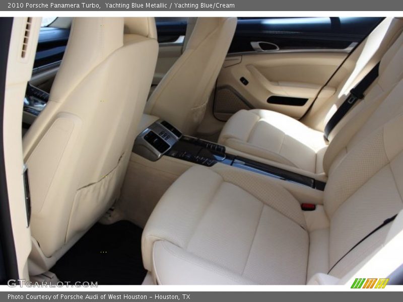 Yachting Blue Metallic / Yachting Blue/Cream 2010 Porsche Panamera Turbo