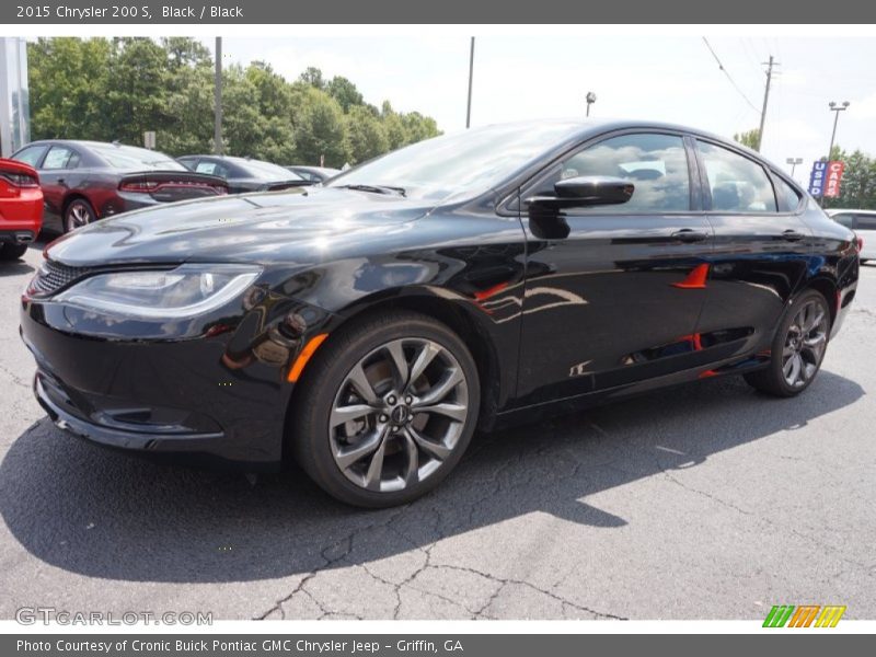 Black / Black 2015 Chrysler 200 S
