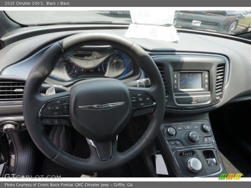 Black / Black 2015 Chrysler 200 S