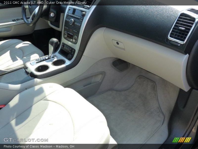 Cyber Gray Metallic / Ebony 2011 GMC Acadia SLT AWD