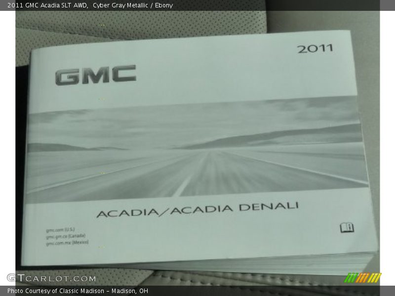 Cyber Gray Metallic / Ebony 2011 GMC Acadia SLT AWD