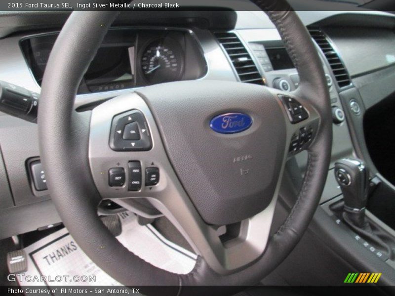 Ingot Silver Metallic / Charcoal Black 2015 Ford Taurus SEL