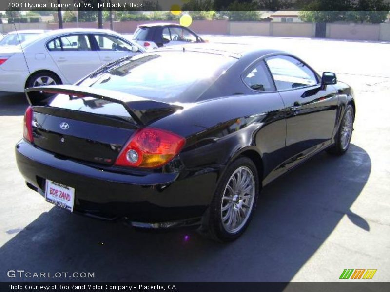 Jet Black / Black 2003 Hyundai Tiburon GT V6