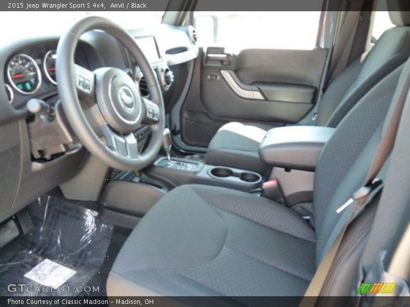 Anvil / Black 2015 Jeep Wrangler Sport S 4x4