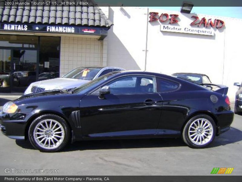 Jet Black / Black 2003 Hyundai Tiburon GT V6