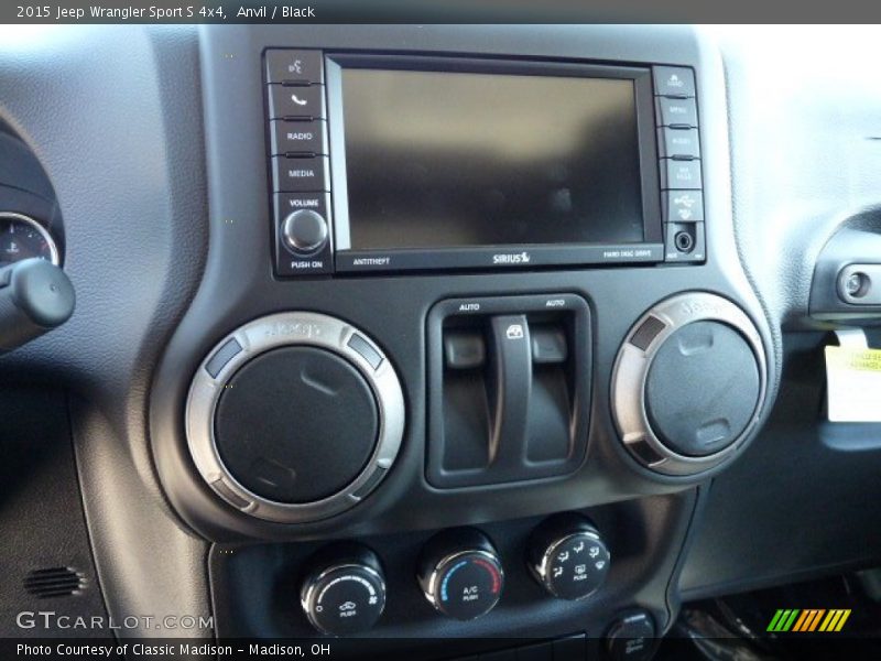 Anvil / Black 2015 Jeep Wrangler Sport S 4x4