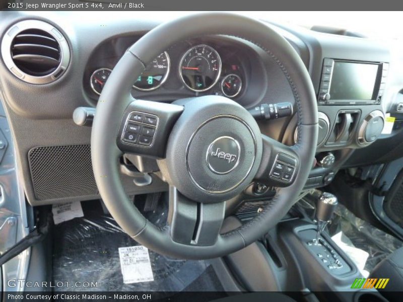 Anvil / Black 2015 Jeep Wrangler Sport S 4x4