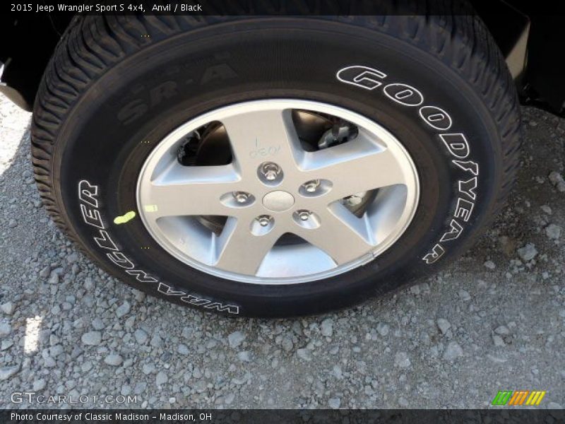 Anvil / Black 2015 Jeep Wrangler Sport S 4x4