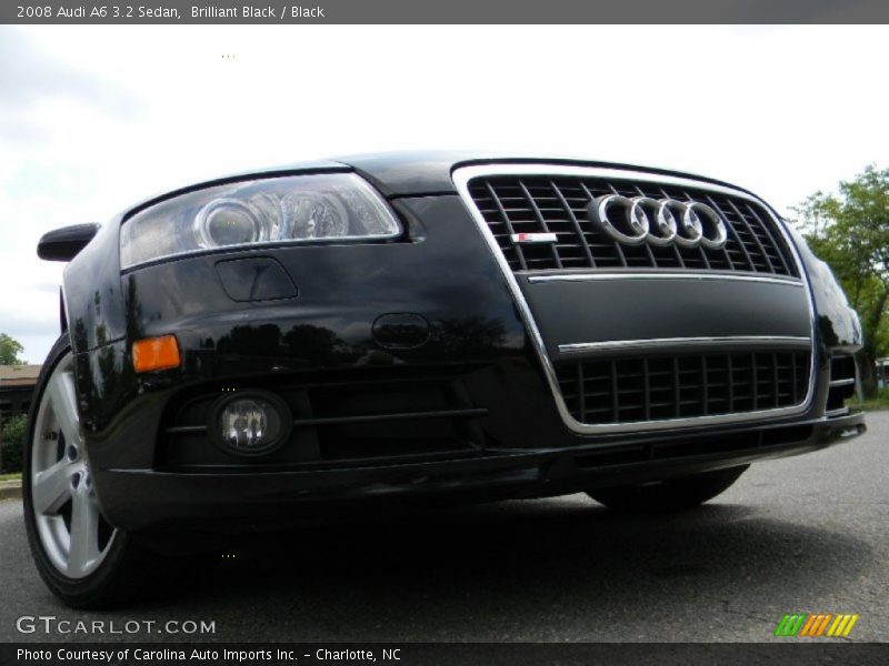 Brilliant Black / Black 2008 Audi A6 3.2 Sedan
