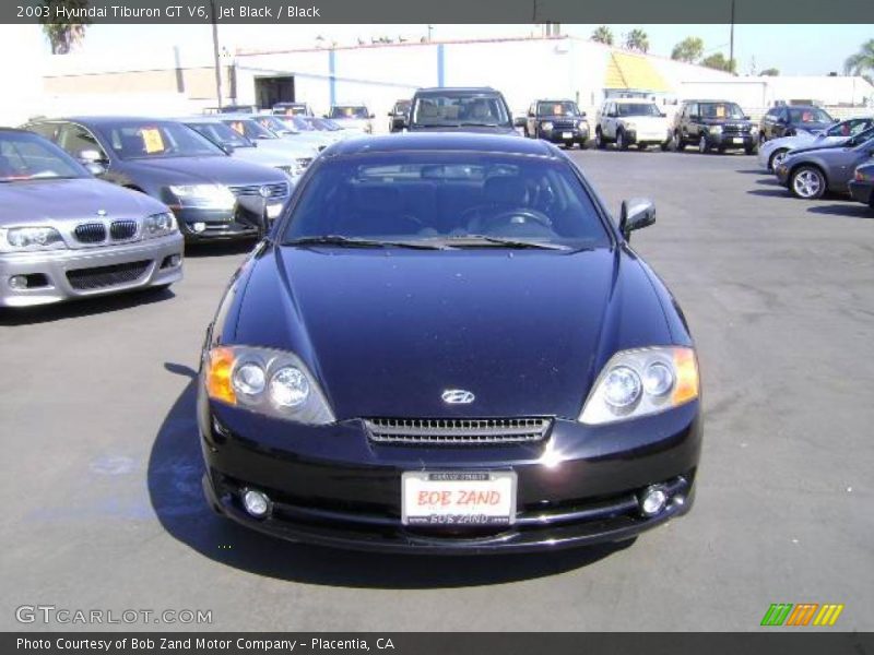 Jet Black / Black 2003 Hyundai Tiburon GT V6