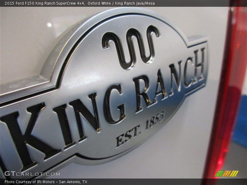 Oxford White / King Ranch Java/Mesa 2015 Ford F150 King Ranch SuperCrew 4x4
