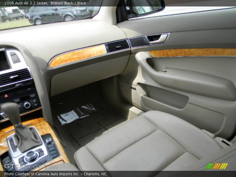 Brilliant Black / Black 2008 Audi A6 3.2 Sedan