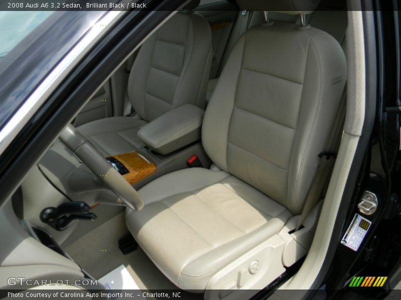 Brilliant Black / Black 2008 Audi A6 3.2 Sedan