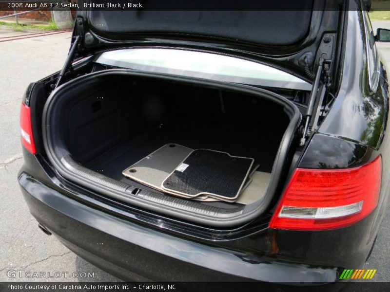 Brilliant Black / Black 2008 Audi A6 3.2 Sedan