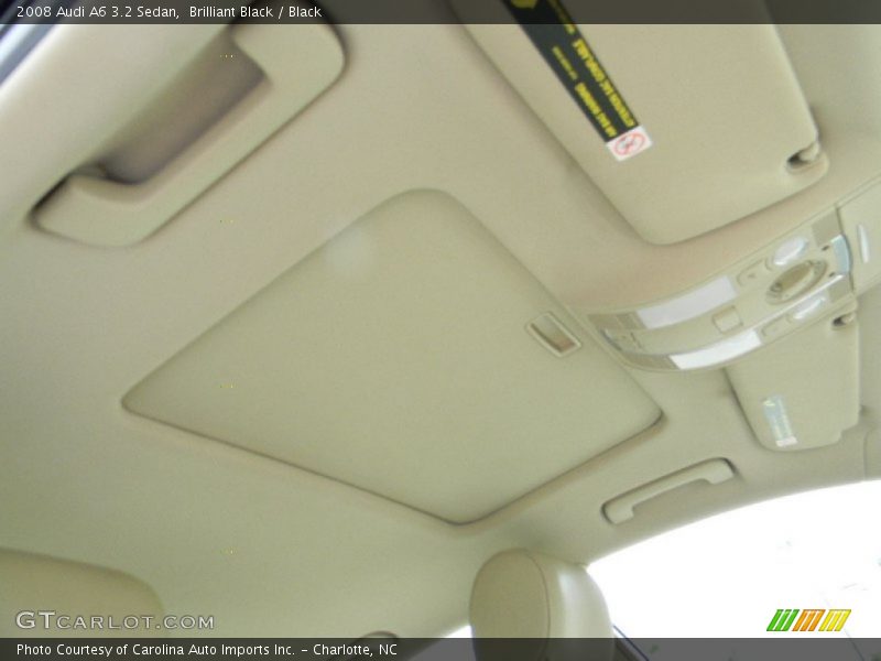 Brilliant Black / Black 2008 Audi A6 3.2 Sedan