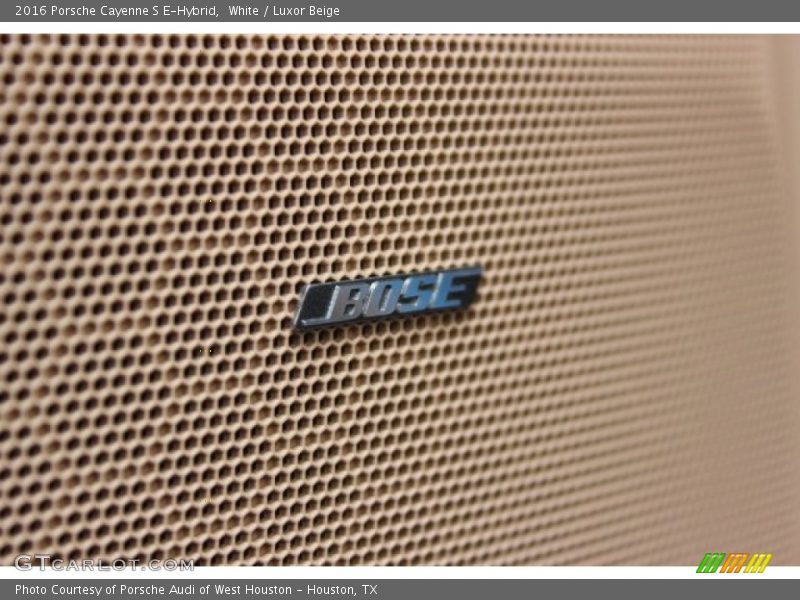White / Luxor Beige 2016 Porsche Cayenne S E-Hybrid