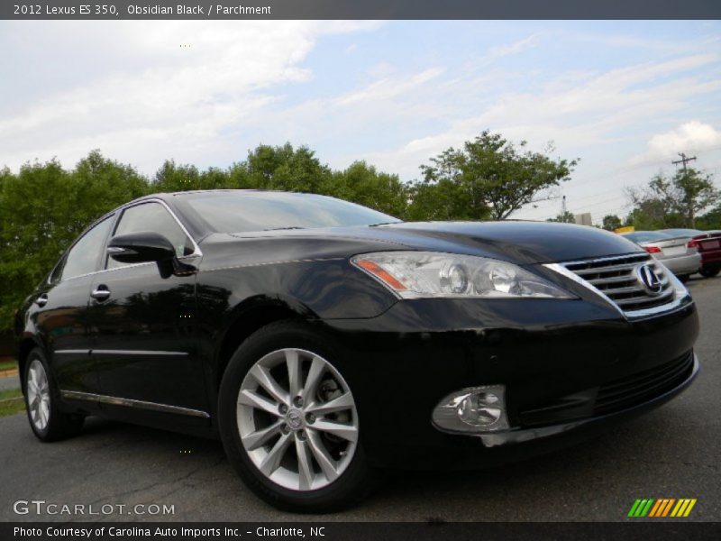 Obsidian Black / Parchment 2012 Lexus ES 350