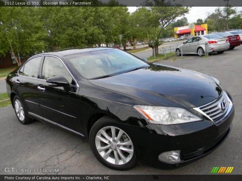 Obsidian Black / Parchment 2012 Lexus ES 350