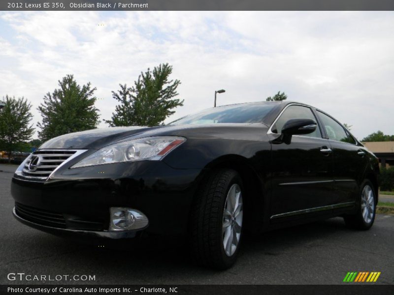 Obsidian Black / Parchment 2012 Lexus ES 350