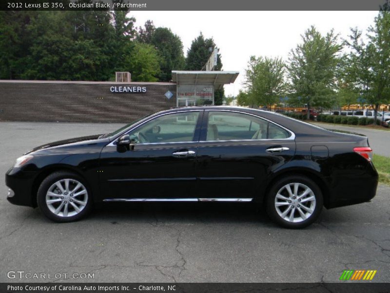 Obsidian Black / Parchment 2012 Lexus ES 350