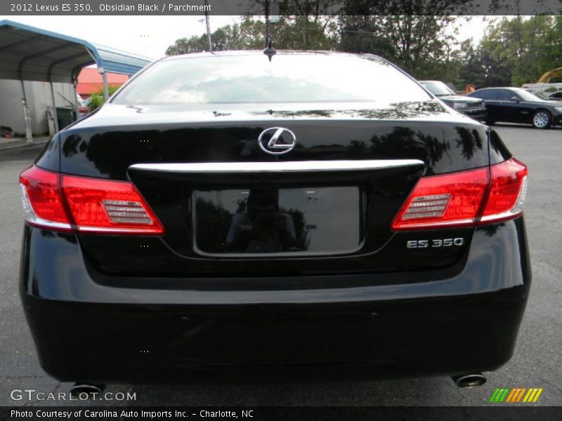 Obsidian Black / Parchment 2012 Lexus ES 350
