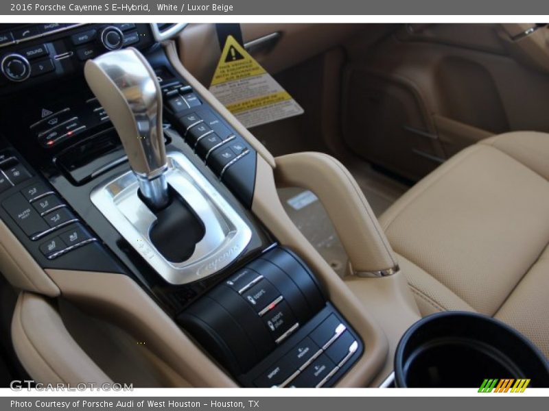 White / Luxor Beige 2016 Porsche Cayenne S E-Hybrid