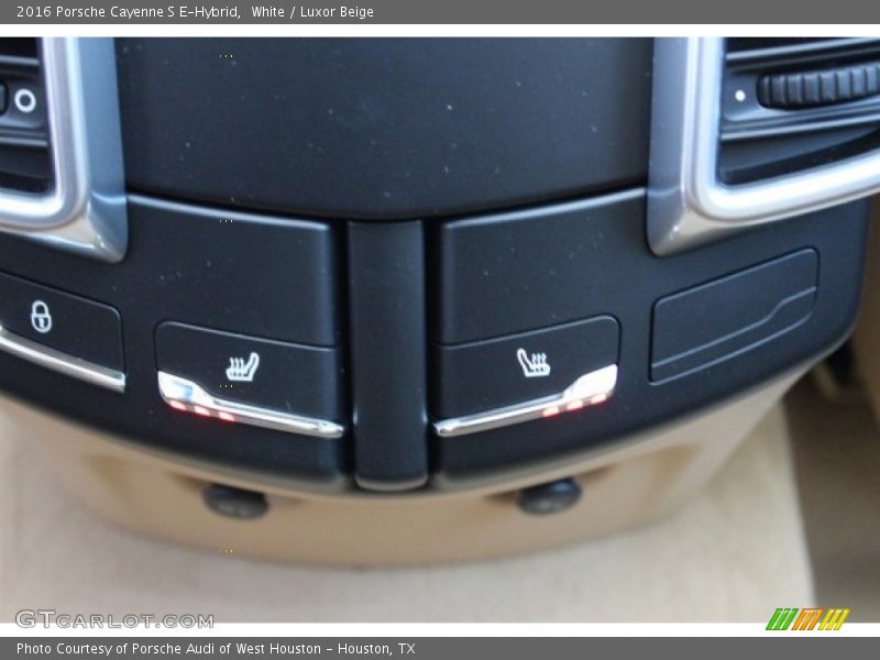White / Luxor Beige 2016 Porsche Cayenne S E-Hybrid