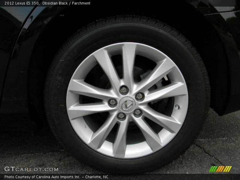 Obsidian Black / Parchment 2012 Lexus ES 350