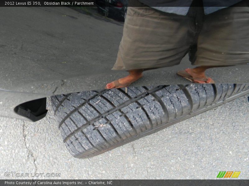 Obsidian Black / Parchment 2012 Lexus ES 350