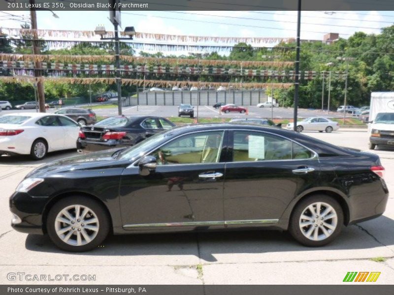 Obsidian Black / Parchment 2011 Lexus ES 350