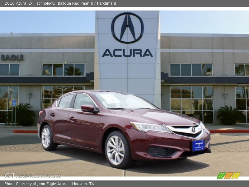 Basque Red Pearl II / Parchment 2016 Acura ILX Technology