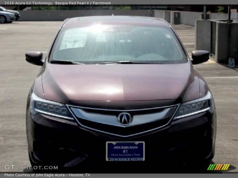Basque Red Pearl II / Parchment 2016 Acura ILX Technology