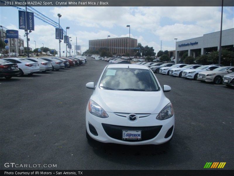 Crystal White Pearl Mica / Black 2013 Mazda MAZDA2 Sport