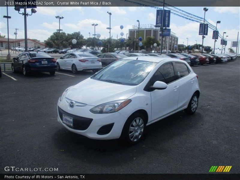 Crystal White Pearl Mica / Black 2013 Mazda MAZDA2 Sport