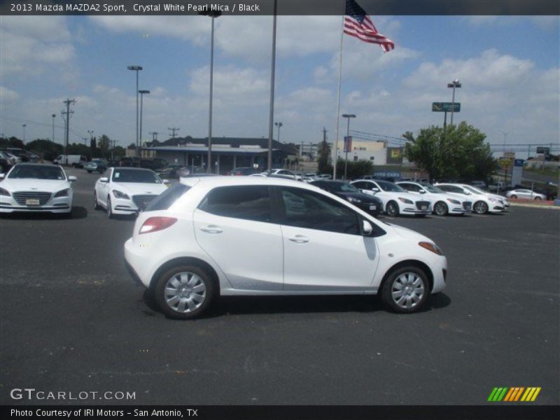 Crystal White Pearl Mica / Black 2013 Mazda MAZDA2 Sport