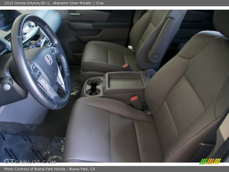 Alabaster Silver Metallic / Gray 2013 Honda Odyssey EX-L