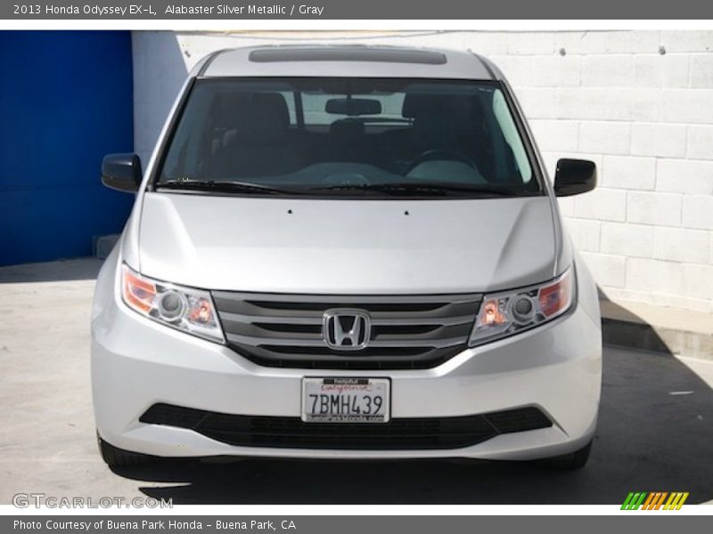Alabaster Silver Metallic / Gray 2013 Honda Odyssey EX-L
