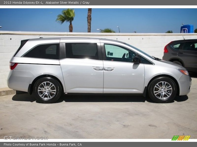 Alabaster Silver Metallic / Gray 2013 Honda Odyssey EX-L